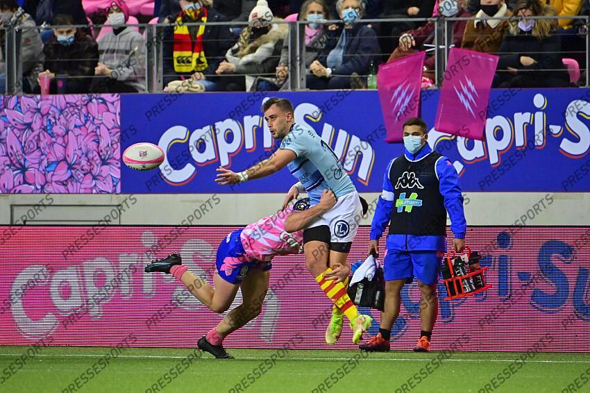 arrate (alex) pujol (jean bernard) STADE FRANCAIS-PERPIGNAN (27-17) 