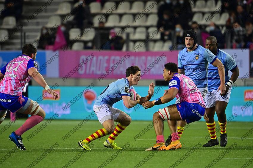 tedder (tristan) francoz (charlie) STADE FRANCAIS-PERPIGNAN (27-17) 