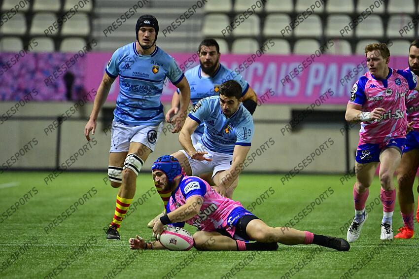 arrate (alex) deghmache (sadek) STADE FRANCAIS-PERPIGNAN (27-17) 