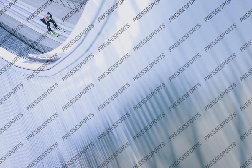31.12.2021, Olympiaschanze, Garmisch Partenkirchen, GER, FIS Weltcup Skisprung, Vierschanzentournee, Garmisch Partenkirchen, Qualifikation, im Bild Severin Freund (GER) // Severin Freund of Germany during his Qualification Jump for the Four Hills Tournament of FIS Ski Jumping World Cup at the Olympiaschanze in Garmisch Partenkirchen, Germany on 2021/12/31. EXPA Pictures 