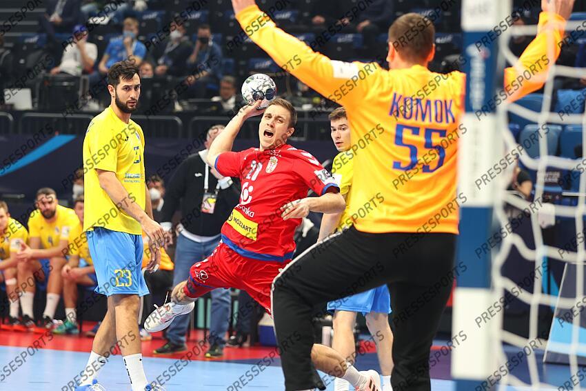 sotic (mladen) SERBIE-UKRAINE (31-23) komok (gennadiy) - gardien 