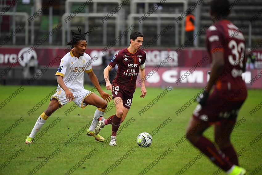 thuram (khephren) pajot (vincent) METZ-NICE (0-2) 