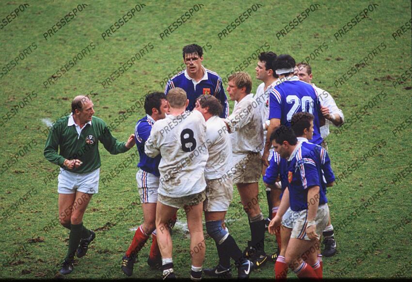hilditch (stephen) moscato (vincent) richard (dean) 8 probyn (jeff) FRANCE-ANGLETERRE (13-31) 
