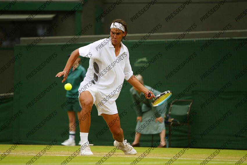 nadal (rafael) TOURNOI DE WIMBLEDON L'(07/06/2005) 
