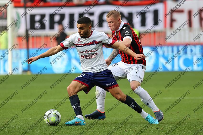 zedadka (akim) bard (melvin) NICE-CLERMONT FOOT (0-1) 