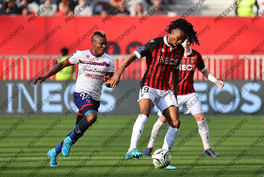 dossou (jodel) delort (andy) NICE-CLERMONT FOOT (0-1) 