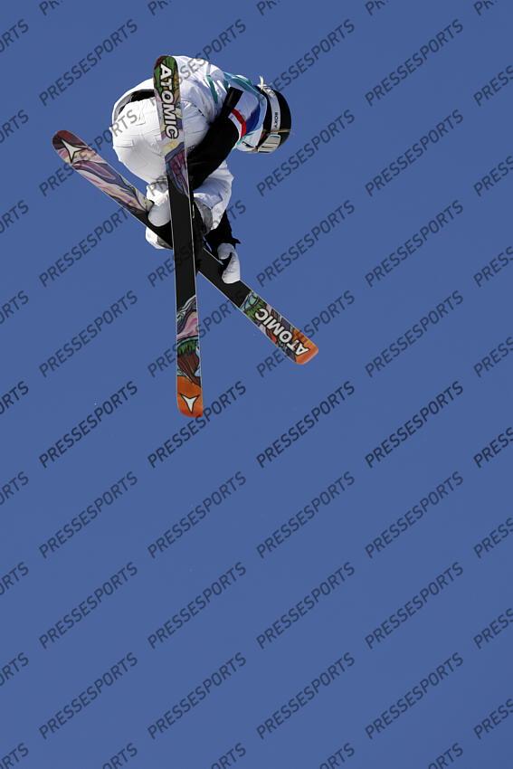 BEIJING, CHINA - FEBRUARY 8 : Tess Ledeux of Team France wins the silver medal during the Olympic Games 2022, Women's Freeski Big Air on February 8, 2022 in Zhangjiakou China. (Photo by Christophe Pallot/Agence Zoom) BIG AIR FEMMES 