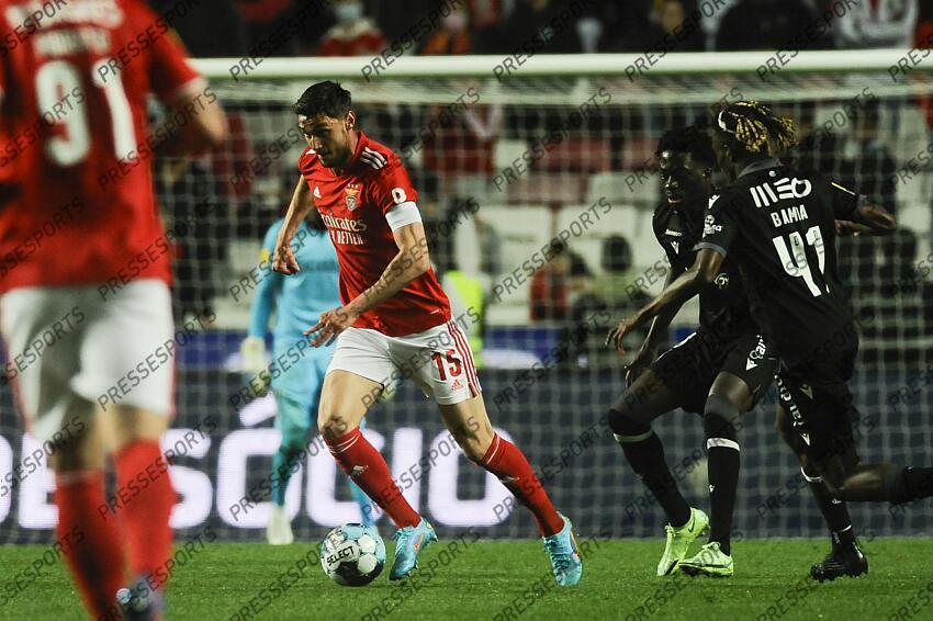 Yanemchuck, joueur de Benfica, lors du match entre son équipe et l'équipe de Vitória de Guimarães lors du match de football de la Ligue portugaise I qui s'est tenu à l'Estádio da Luz, Lisbonne, Portugal, le 27 février 2022. CARLOS BARROSO /PRESSESPORTS BENFICA-VITORIA GUIMARAES (3-0) 