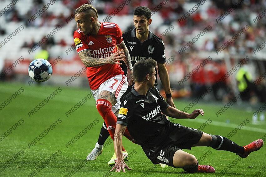 Everton, joueur de Benfica, lors du match entre son équipe et l'équipe de Vitória de Guimarães lors du match de football de la Ligue portugaise I qui s'est tenu à l'Estádio da Luz, Lisbonne, Portugal, le 27 février 2022. CARLOS BARROSO /PRESSESPORTS BENFICA-VITORIA GUIMARAES (3-0) 