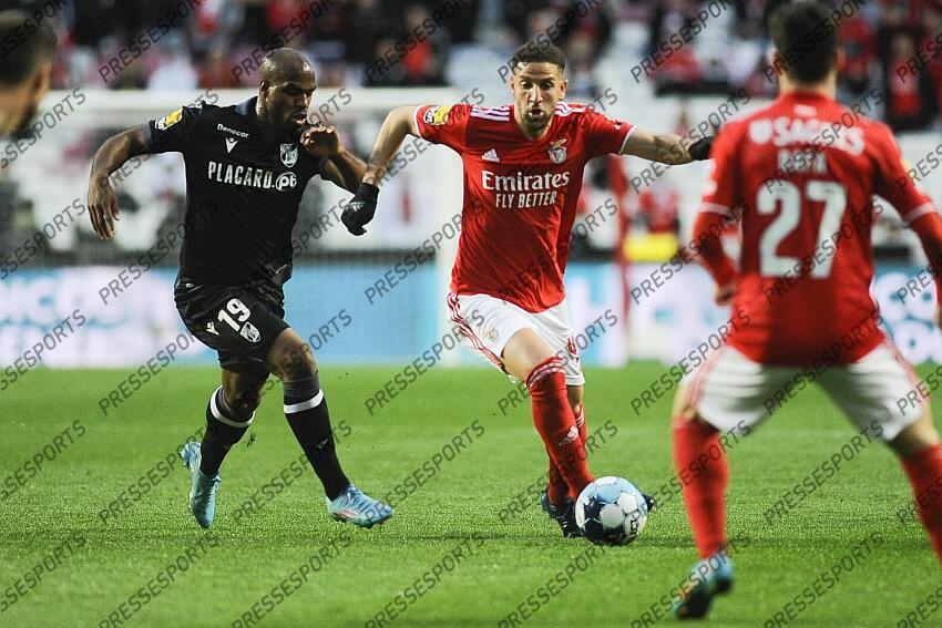 NomeAdel Taarabt, joueur de Benfica, lors du match entre son équipe et l'équipe de Vitória de Guimarães lors du match de football de la Ligue portugaise I qui s'est tenu à l'Estádio da Luz, Lisbonne, Portugal, le 27 février 2022. CARLOS BARROSO /PRESSESPORTS BENFICA-VITORIA GUIMARAES (3-0) 