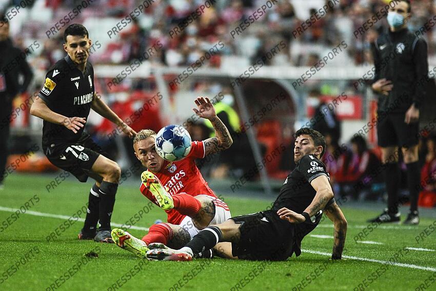 Everton, joueur de Benfica, lors du match entre son équipe et l'équipe de Vitória de Guimarães lors du match de football de la Ligue portugaise I qui s'est tenu à l'Estádio da Luz, Lisbonne, Portugal, le 27 février 2022. CARLOS BARROSO /PRESSESPORTS BENFICA-VITORIA GUIMARAES (3-0) 