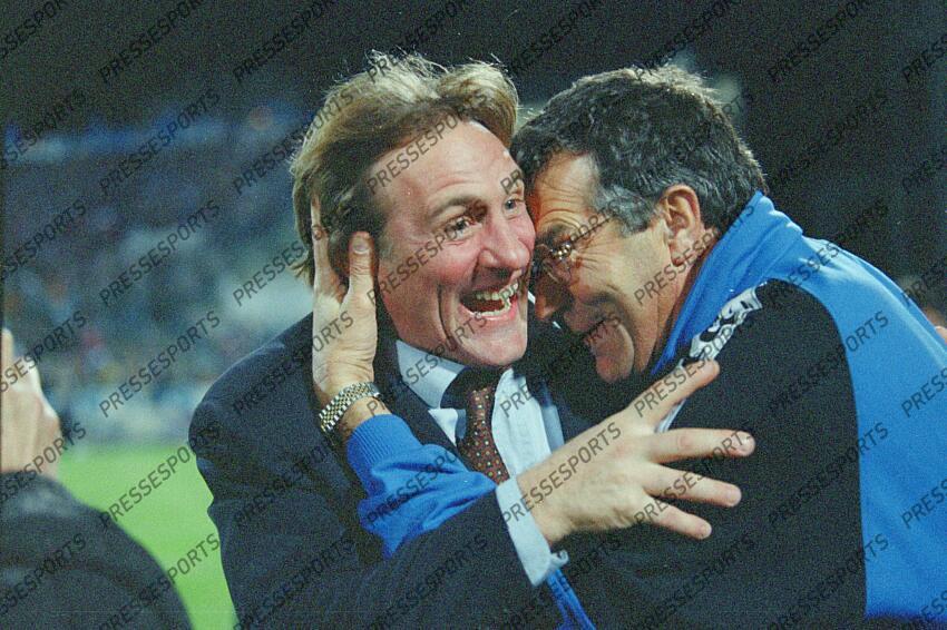 DEPARDIEU (GERARD) BOURGOIN (GERARD) MARSEILLE-AUXERRE MARSEILLE-AUXERRE (1-1) (tab 1-3) 