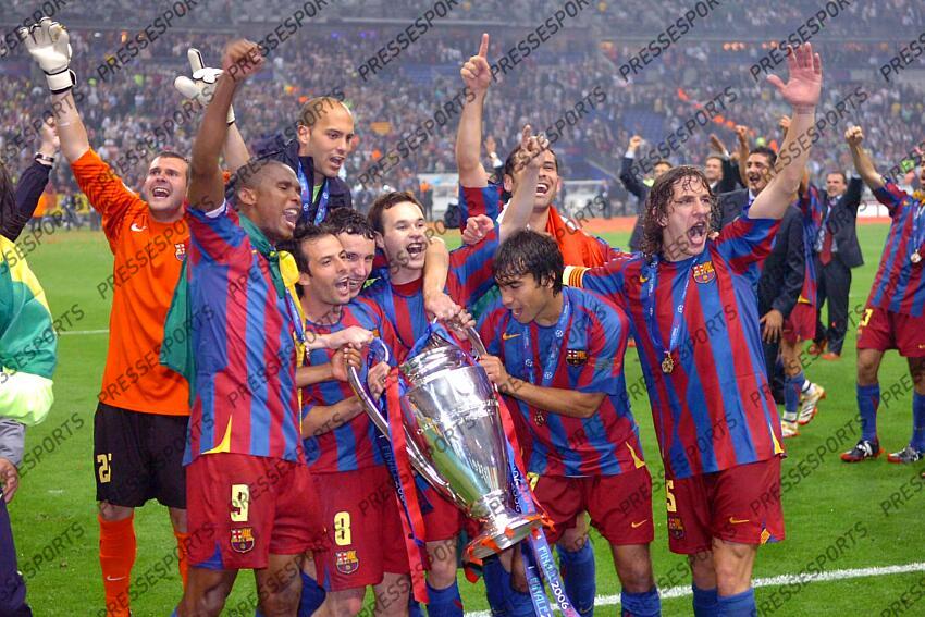 jorquera (albert) eto'o (samuel) gabri giuly (ludovic) van bommel (mark) iniesta (andres) van bronckhorst (giovanni) marquez (rafael) puyol (carles) 