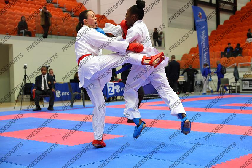 zameto (jennifer) (fra) ceinture bleu CHAMPIONNAT DE FRANCE DE KARATE 