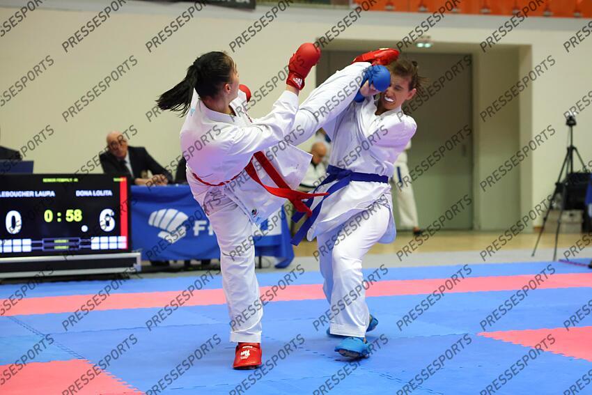 dona (lolita) (fra) ceinture rouge CHAMPIONNAT DE FRANCE DE KARATE 
