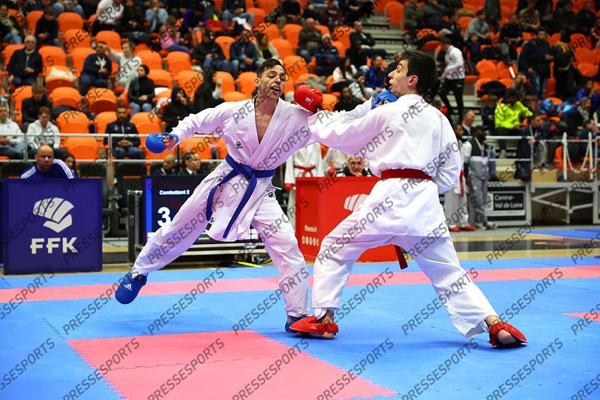 hellal (amine) (fra) ceinture bleu CHAMPIONNAT DE FRANCE DE KARATE 