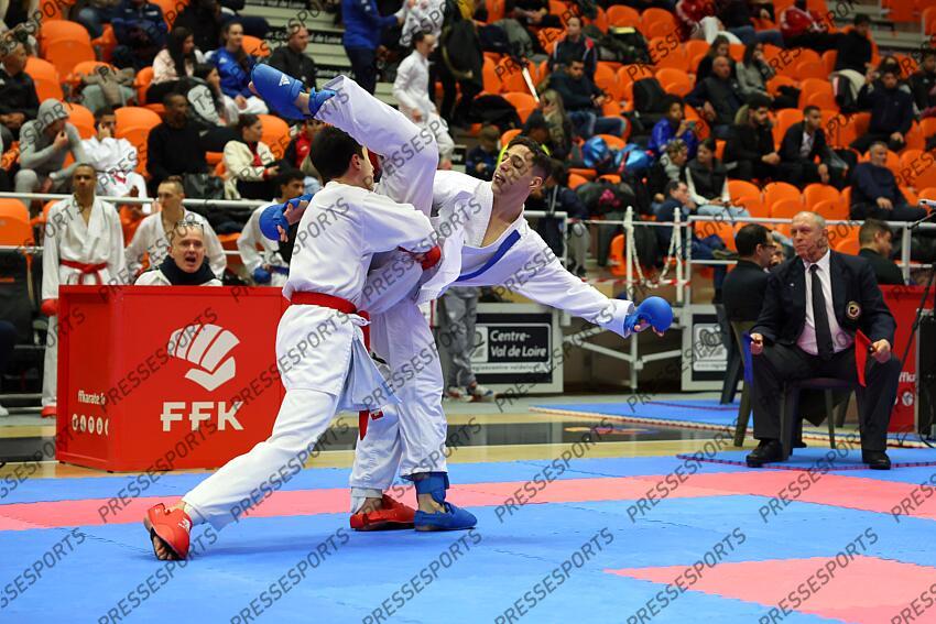 hellal (amine) (fra) ceinture bleu CHAMPIONNAT DE FRANCE DE KARATE 