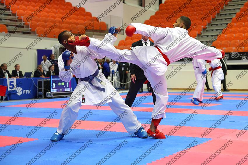 salmi (younesse) (fra) ceinture rouge CHAMPIONNAT DE FRANCE DE KARATE 