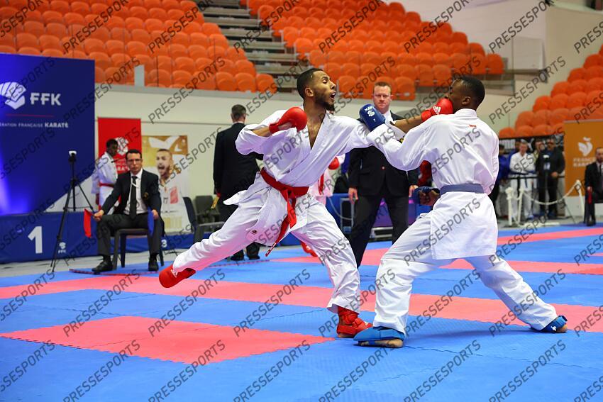 salmi (younesse) (fra) ceinture rouge CHAMPIONNAT DE FRANCE DE KARATE 