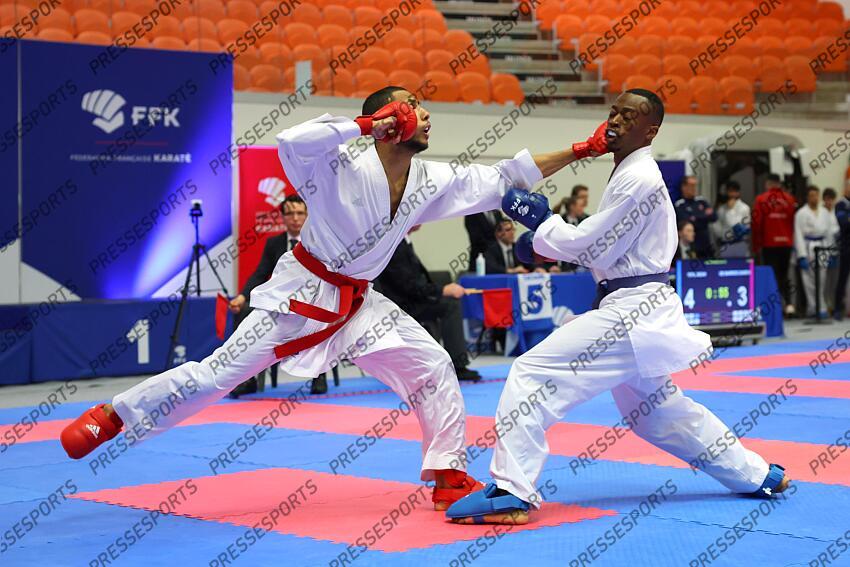 salmi (younesse) (fra) ceinture rouge CHAMPIONNAT DE FRANCE DE KARATE 