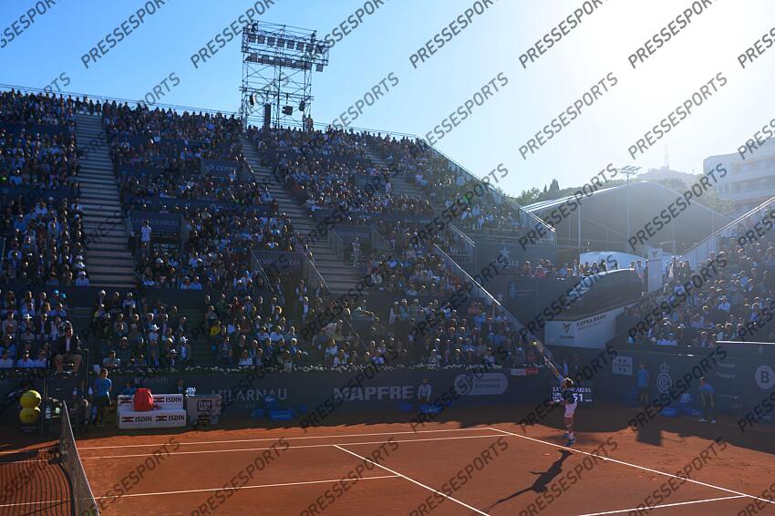Carlos Alcaraz during the Barcelona Open Banc Sabadell, Conde de Godo Trophy played at Real Club de Tenis Barcelona on April 24, 2022 in Barcelona, Spain. TOURNOI DE BARCELONE 