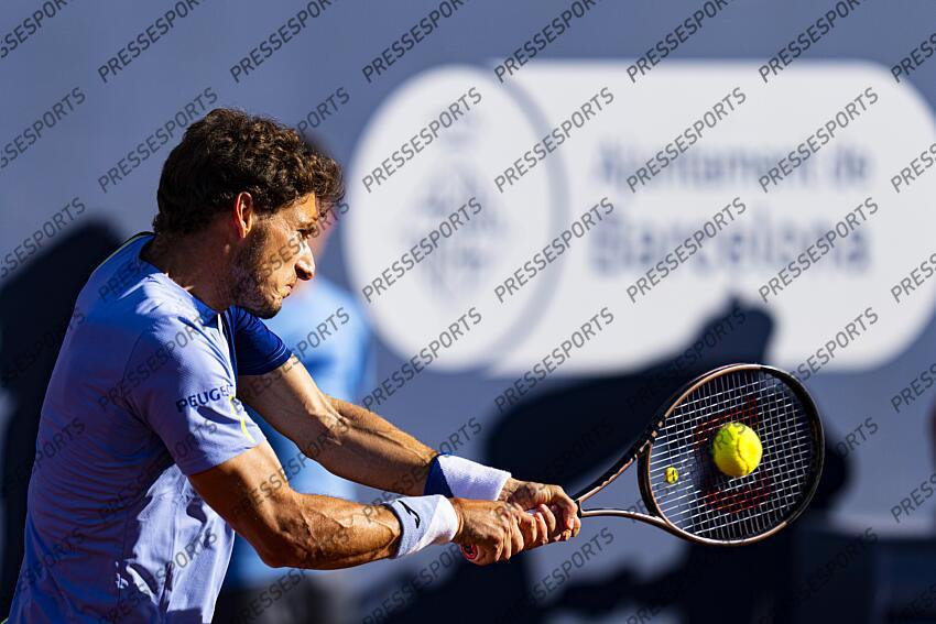 Pablo Carreno of Spain in action during the final match of the Barcelona Open Banc Sabadell tennis match at the Real Club de Tenis Barcelona on April 24, 2022 in Barcelona, Spain. Foto: Siu Wu. TOURNOI DE BARCELONE 