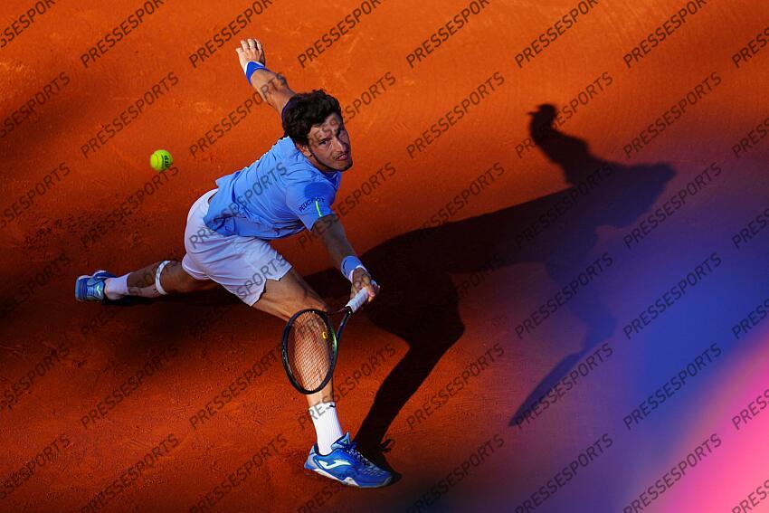 Pablo Carreno during the Final match of the Barcelona Open Banc Sabadell, Conde de Godo Trophy played at Real Club de Tenis Barcelona on April 24, 2022 in Barcelona, Spain. (Photo by Bagu Blanco / PRESSINPHOTO) TOURNOI DE BARCELONE 