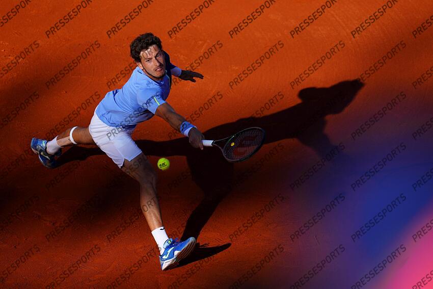 Pablo Carreno during the Final match of the Barcelona Open Banc Sabadell, Conde de Godo Trophy played at Real Club de Tenis Barcelona on April 24, 2022 in Barcelona, Spain. (Photo by Bagu Blanco / PRESSINPHOTO) TOURNOI DE BARCELONE 