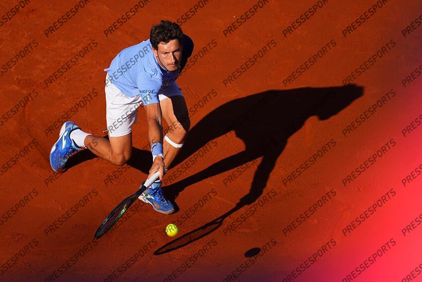 Pablo Carreno during the Final match of the Barcelona Open Banc Sabadell, Conde de Godo Trophy played at Real Club de Tenis Barcelona on April 24, 2022 in Barcelona, Spain. (Photo by Bagu Blanco / PRESSINPHOTO) TOURNOI DE BARCELONE 