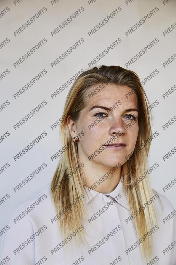 hegerberg (ada) MAGAZINE HEGERBERG Ada Hegerberg au Groupama Stadium à Lyon le 18 avril 2022 
