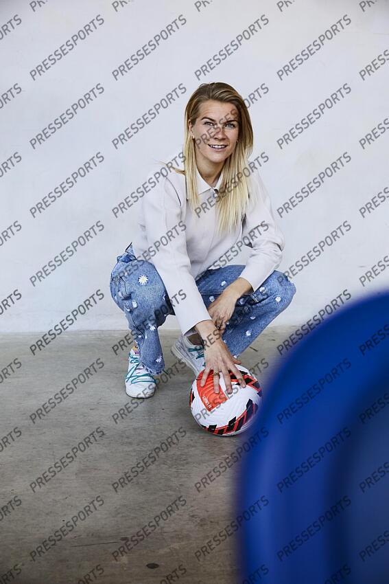 hegerberg (ada) MAGAZINE HEGERBERG Ada Hegerberg au Groupama Stadium à Lyon le 18 avril 2022 MAG (2067) du 23/04/2022 
