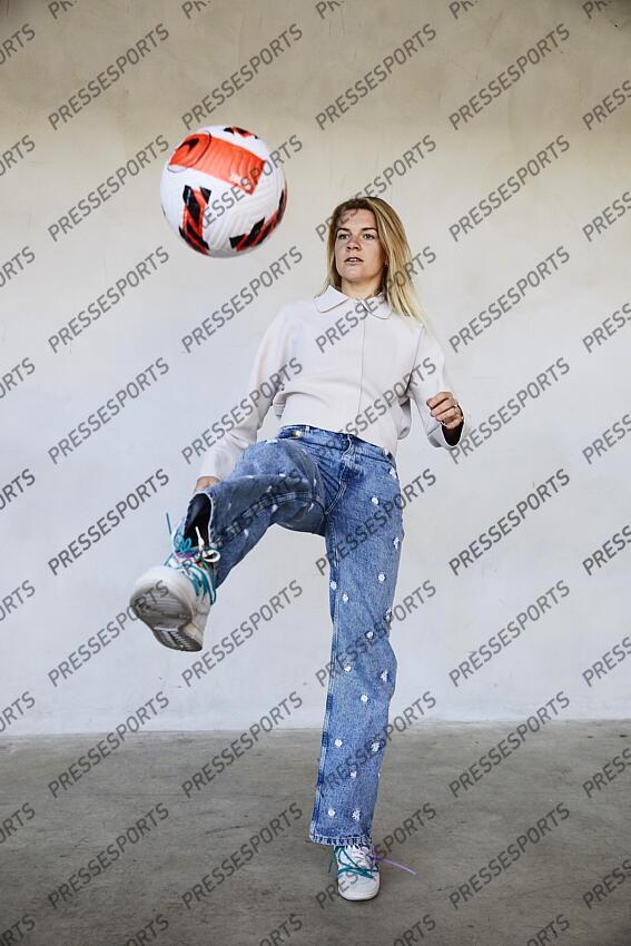 hegerberg (ada) MAGAZINE HEGERBERG Ada Hegerberg au Groupama Stadium à Lyon le 18 avril 2022 MAG (2067) du 23/04/2022 