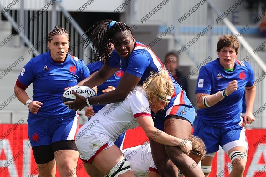 matthews (alex) fall (madoussou) FRANCE-ANGLETERRE (12-24) 