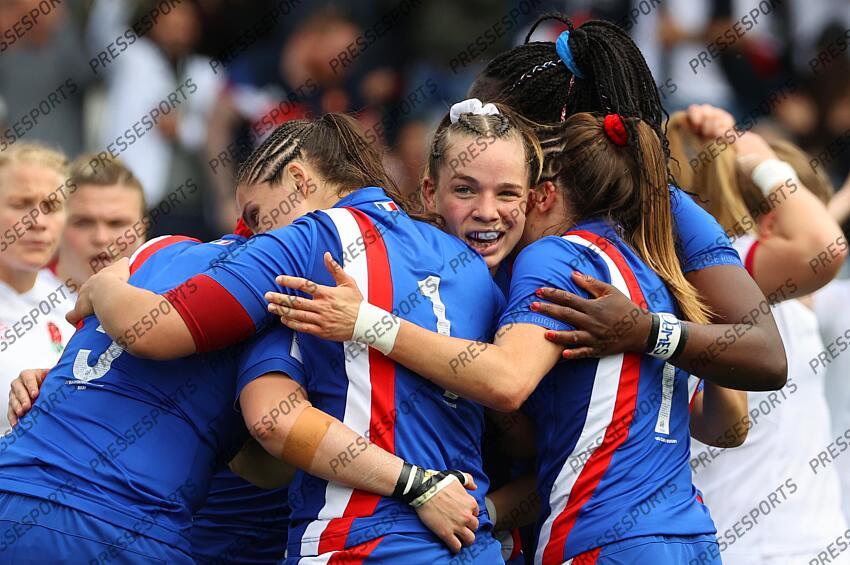 forlani (audrey) - 5 - deshayes (annaelle) - 1 - menager (romane) hermet (gaelle) - 7 - FRANCE-ANGLETERRE (12-24) 