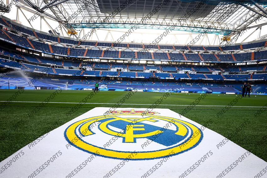 General view of the stadium before the spanish league, La Liga Santander, football match played between Real Madrid and Real Betis Balompie at Santiago Bernabeu stadium on May 20, 2022, in Madrid Spain. REAL MADRID-BETIS SEVILLE (0-0) 