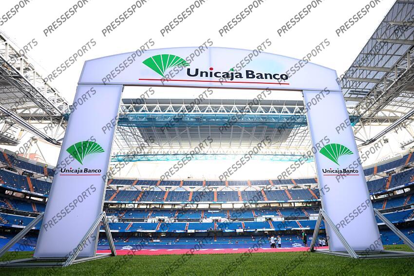 General view of the stadium before the spanish league, La Liga Santander, football match played between Real Madrid and Real Betis Balompie at Santiago Bernabeu stadium on May 20, 2022, in Madrid Spain. REAL MADRID-BETIS SEVILLE (0-0) 