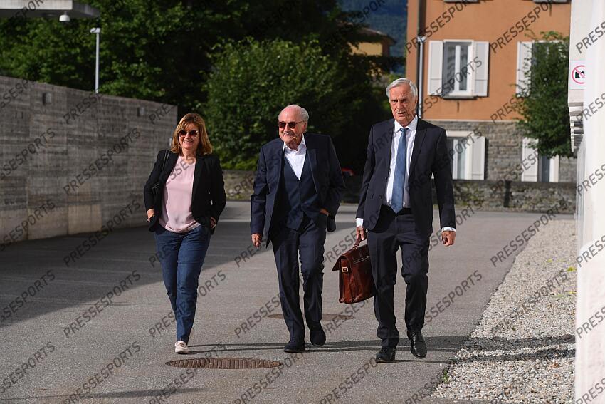 blatter (corinne) blatter (sepp) erni (lorenz) PROCES PLATINI/BLATTER Lorenz Erni est l'avocat de Sepp Blatter. 