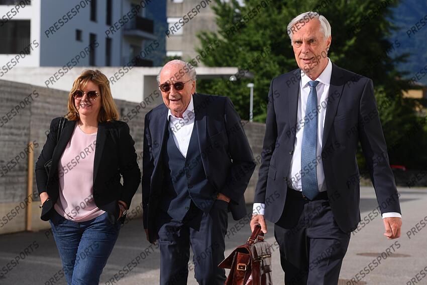 blatter (corinne) blatter (sepp) erni (lorenz) PROCES PLATINI/BLATTER Lorenz Erni est l'avocat de Sepp Blatter. 