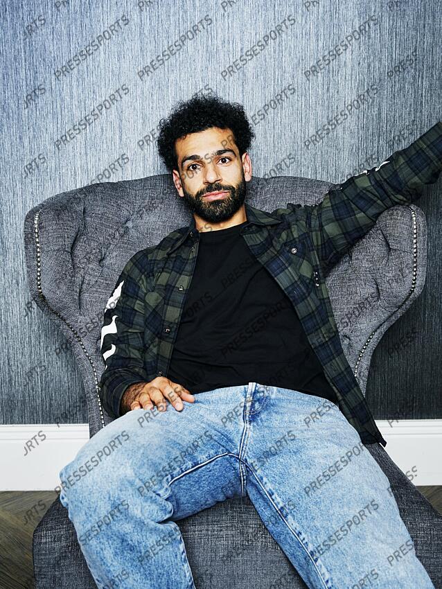 Mohamed Salah, footballeur, le 30 avril 2022 à Manchester (UK). MAGAZINE SALAH 