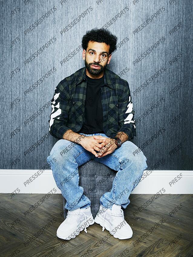Mohamed Salah, footballeur, le 30 avril 2022 à Manchester (UK). MAGAZINE SALAH 