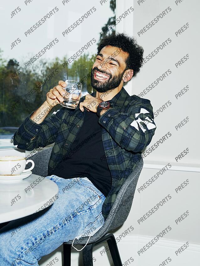 Mohamed Salah, footballeur, le 30 avril 2022 à Manchester (UK). MAGAZINE SALAH 