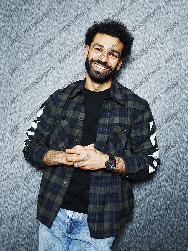 Mohamed Salah, footballeur, le 30 avril 2022 à Manchester (UK). MAGAZINE SALAH 