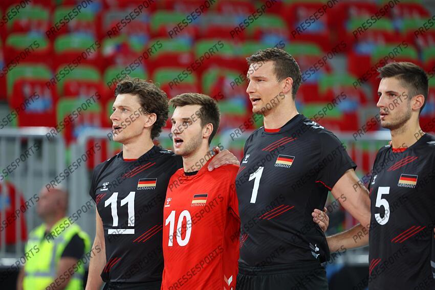 kampa (lukas) zenger (julian) fromm (christian) reichert (moritz) ALLEMAGNE-CAMEROUN (3-0) 