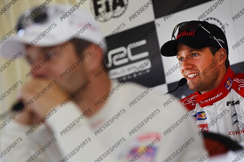 OGIER Sebastien LOEB Sebastien CITROEN DS3 WRC AUSTRALIA RALLY 2011 