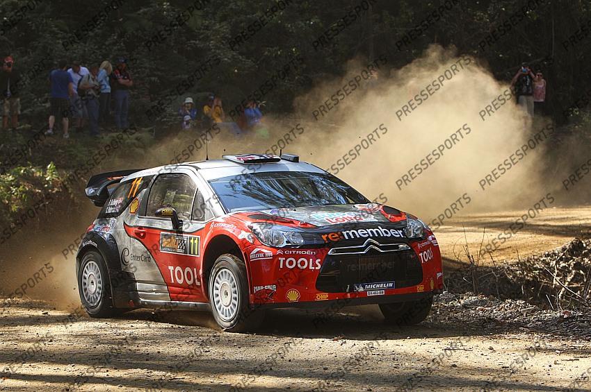 SOLBERG Petter CITROEN DS3 WRC AUSTRALIA RALLY 2011 