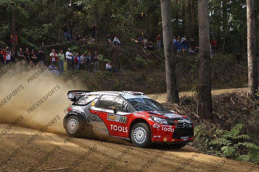 SOLBERG Petter CITROEN DS3 WRC AUSTRALIA RALLY 2011 