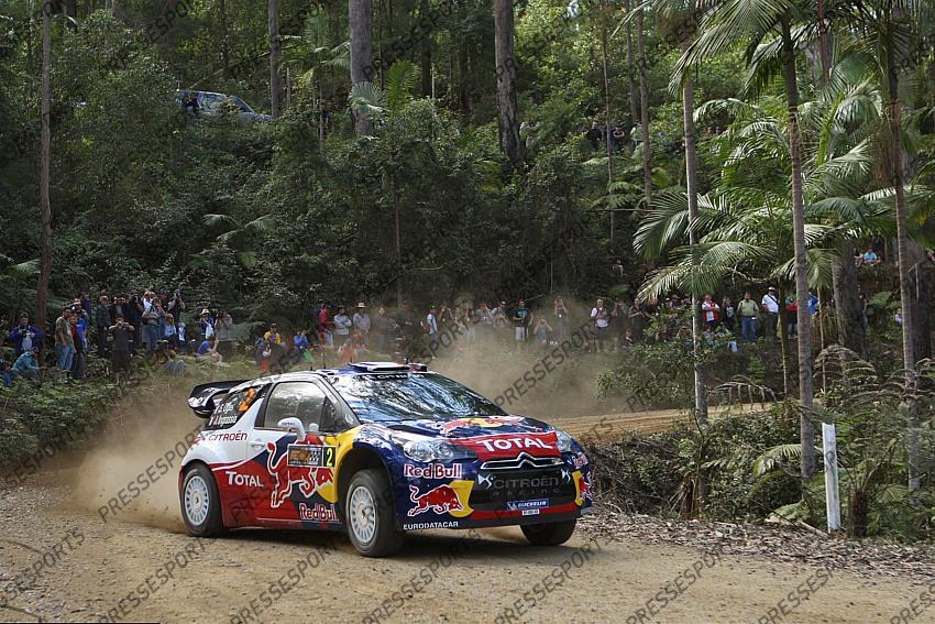 OGIER Sebastien CITROEN DS3 WRC AUSTRALIA RALLY 2011 
