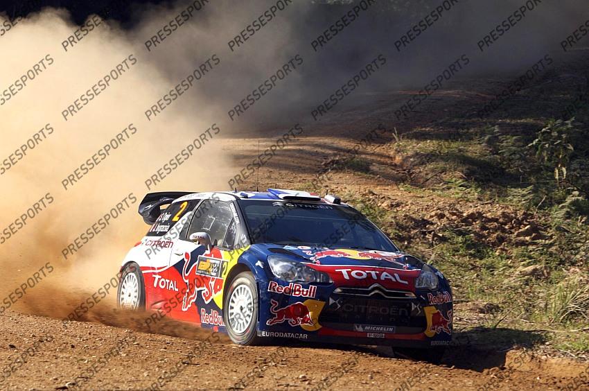 OGIER Sebastien CITROEN DS3 WRC AUSTRALIA RALLY 2011 