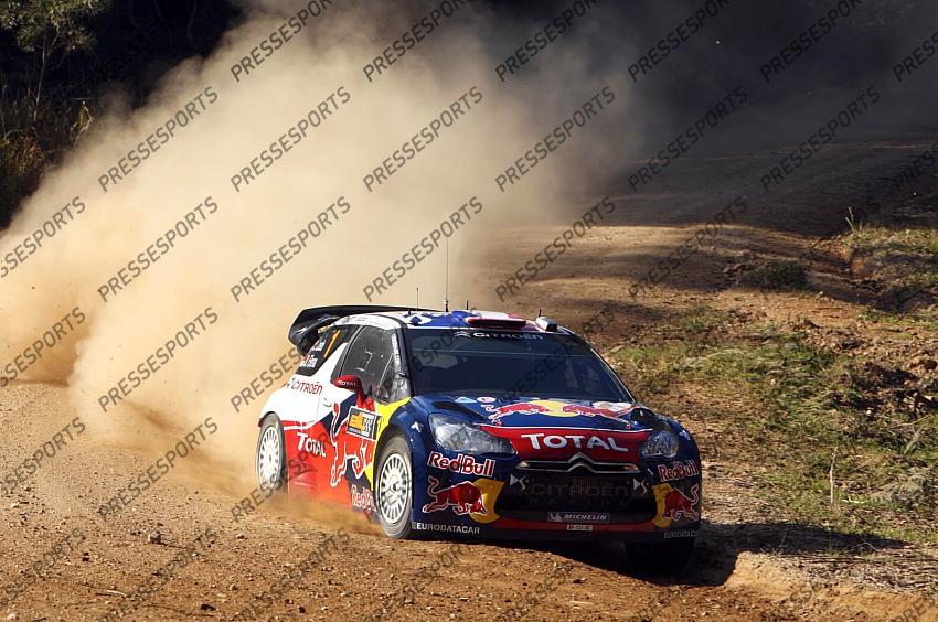 LOEB Sebastien CITROEN DS3 WRC AUSTRALIA RALLY 2011 