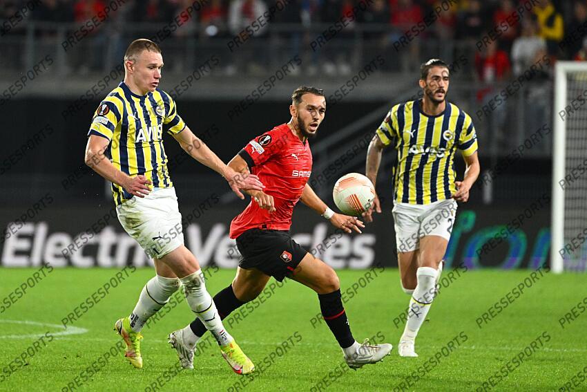 szalai (attila) gouiri (amine) RENNES-FENERBAHCE (2-2) henrique (gustavo) 